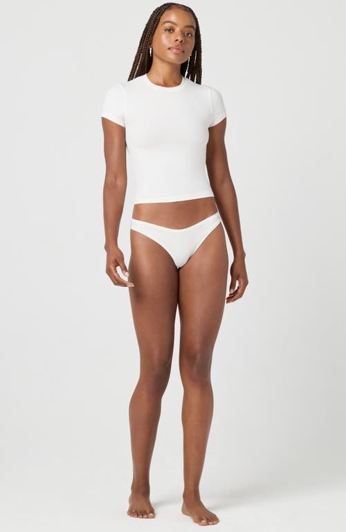 Florence By Mills Softie Seamless Tee In White