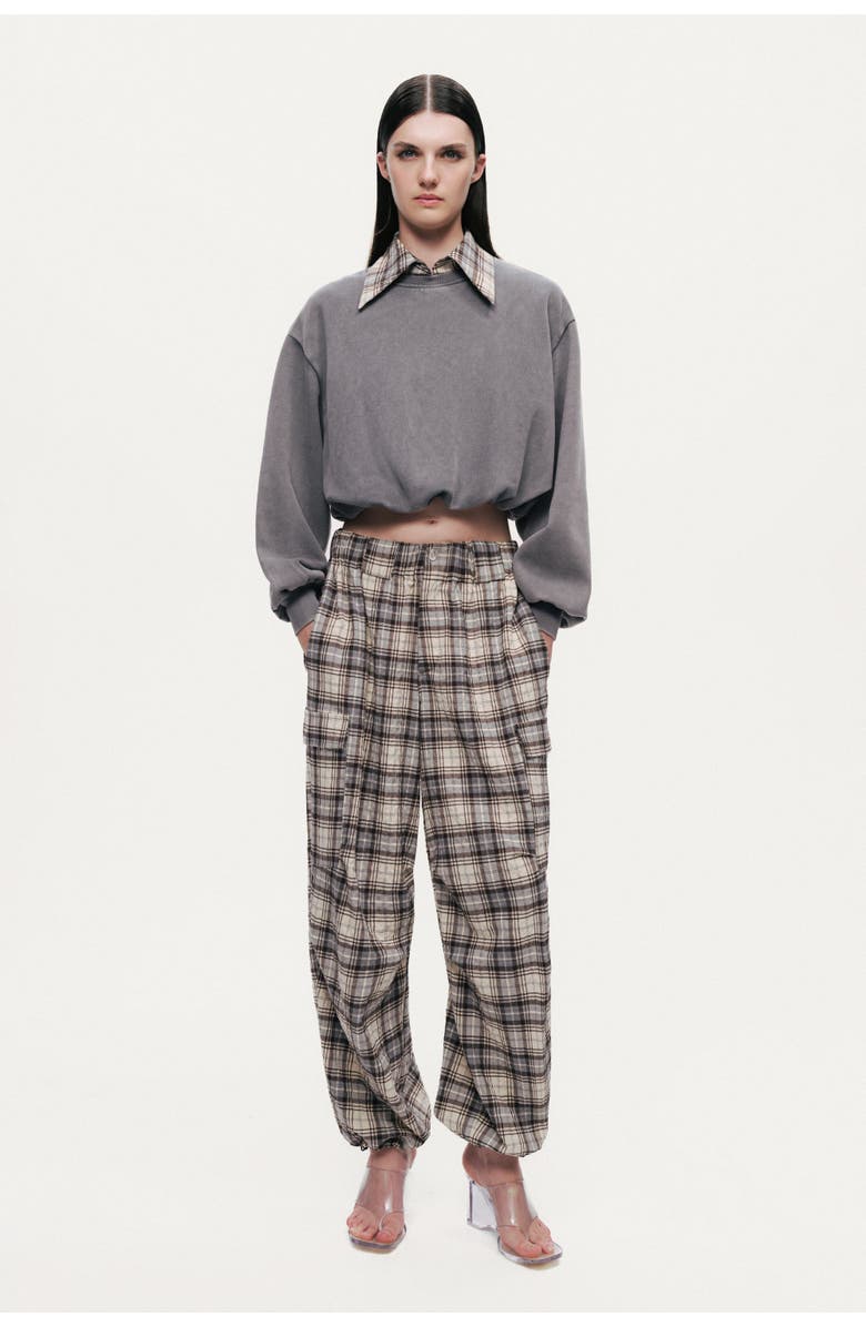 Nocturne Checked Cargo Pants, Main, color, Multi-Colored