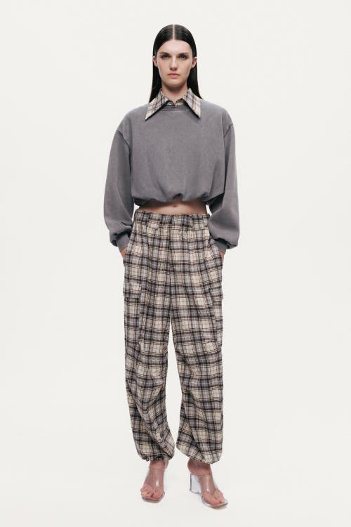 Nocturne Checked Cargo Pants In Multi