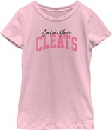 Lost Gods Girls' Funny Calm Your Cleats T-Shirt