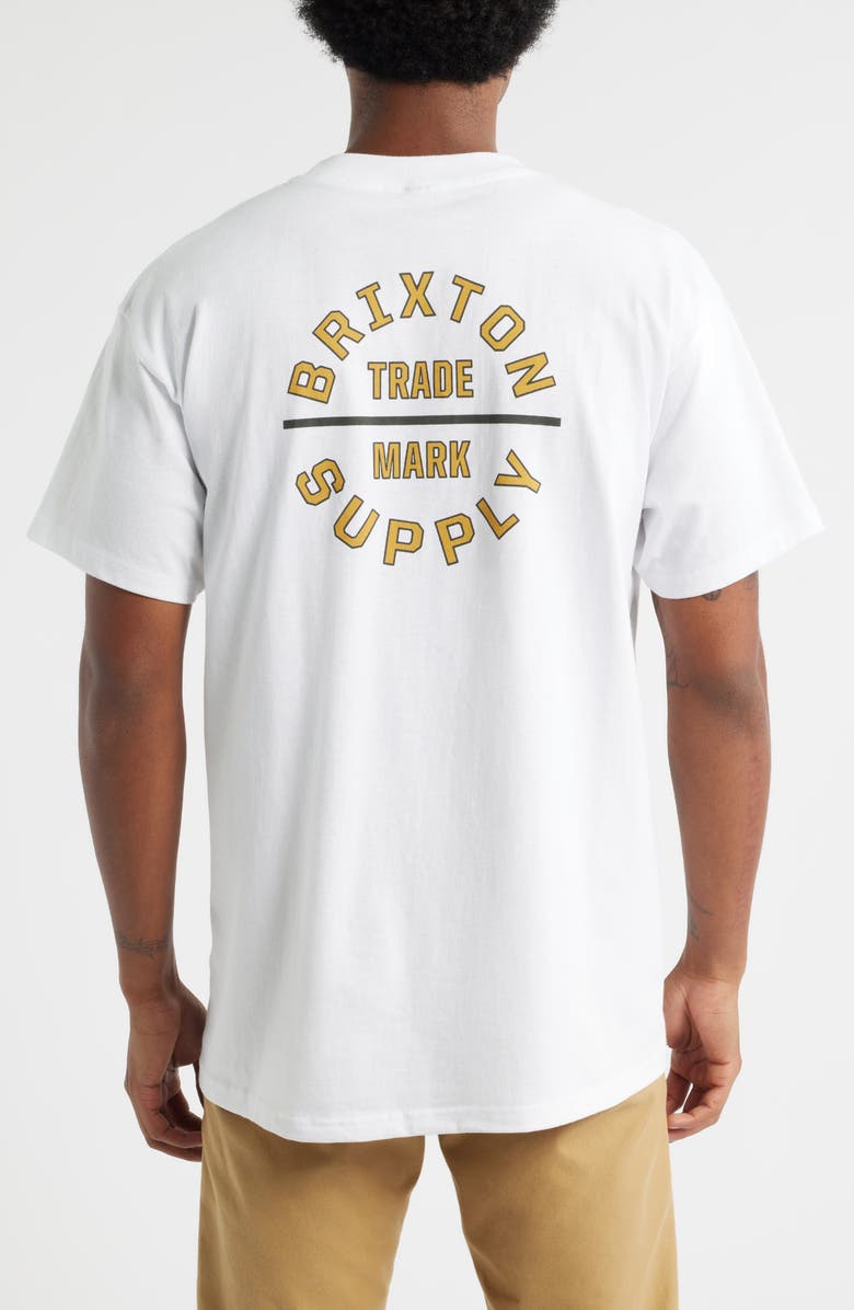 Brixton Oath V Logo Graphic T-Shirt, Alternate, color, 