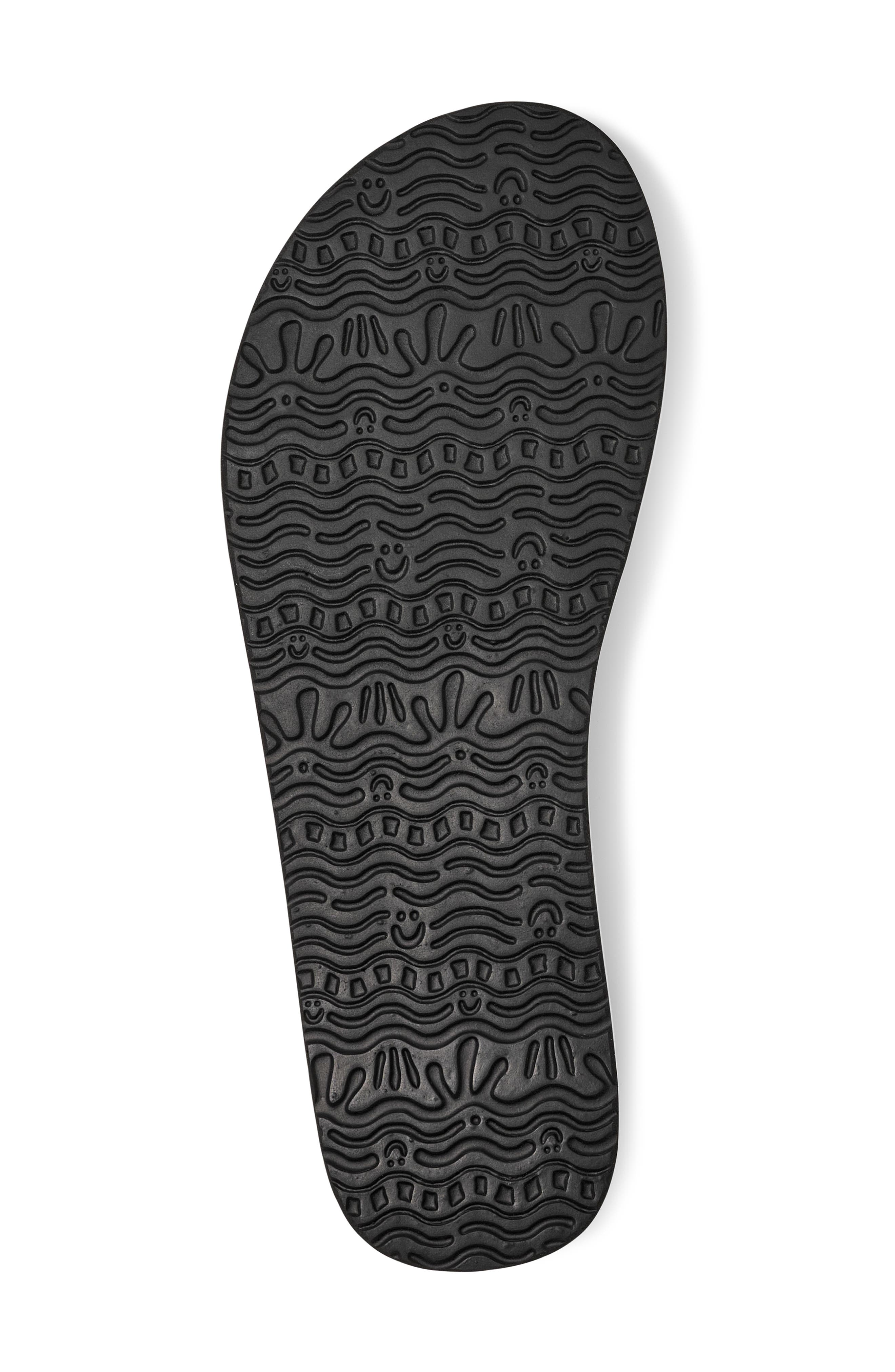 Yoga Joy II Flip Flop, Alternate, color, BLACK