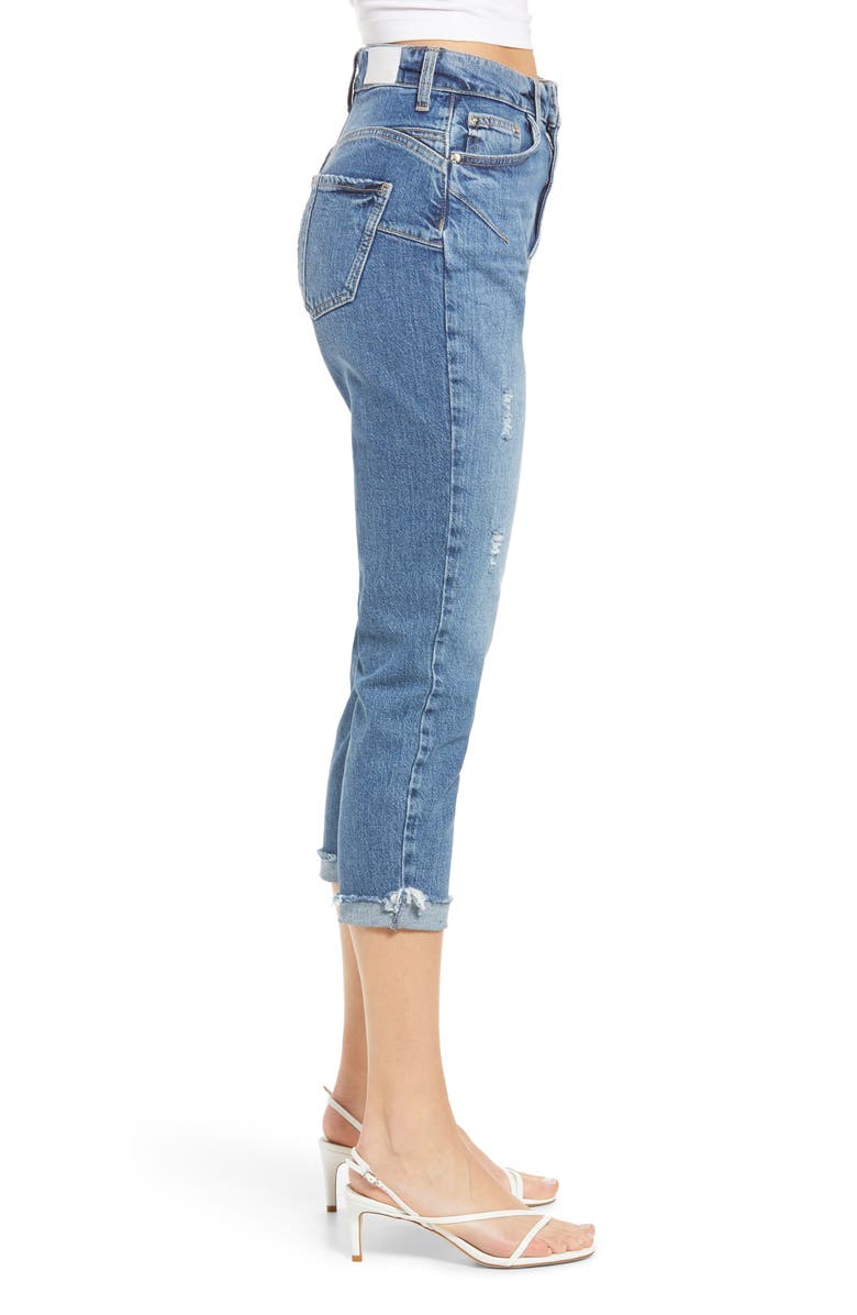 River Island Carrie High Waist Mom Jeans, Alternate, color,