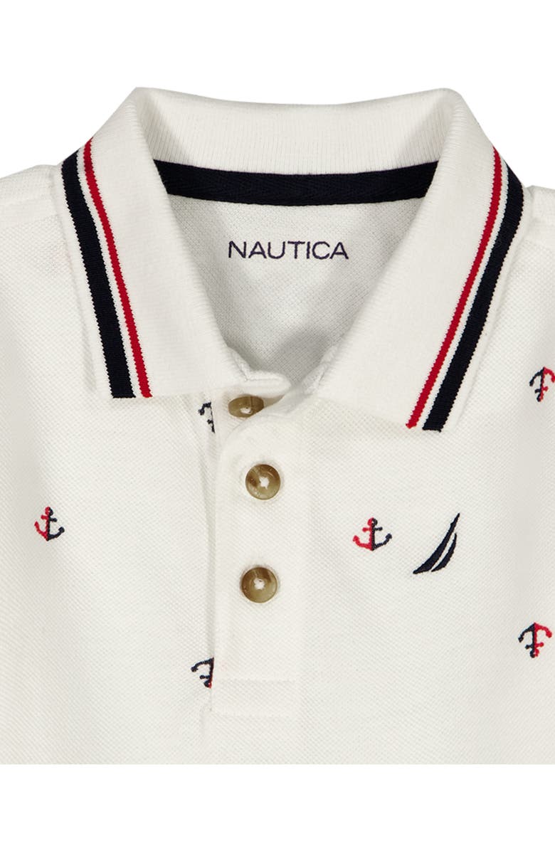 Nautica Kids' Polo & Shorts Set, Alternate, color, White