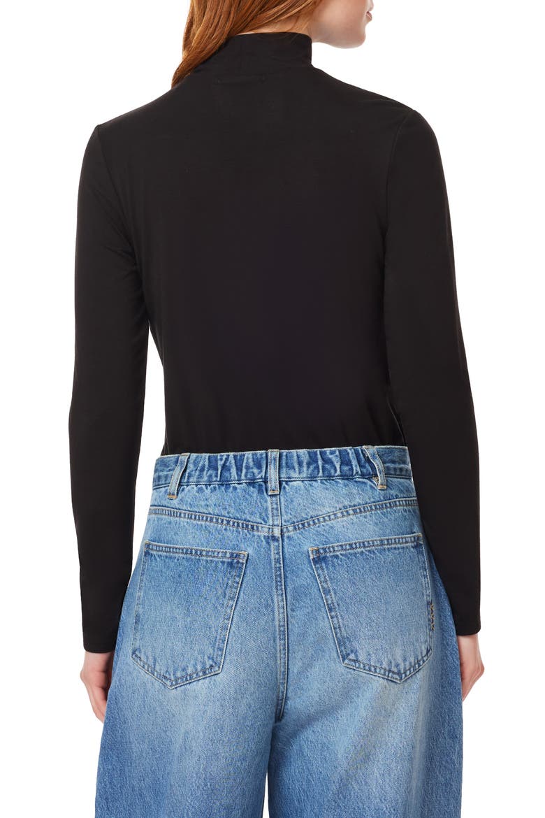 Mock Neck Top, Alternate, color, BLACK NIGHT