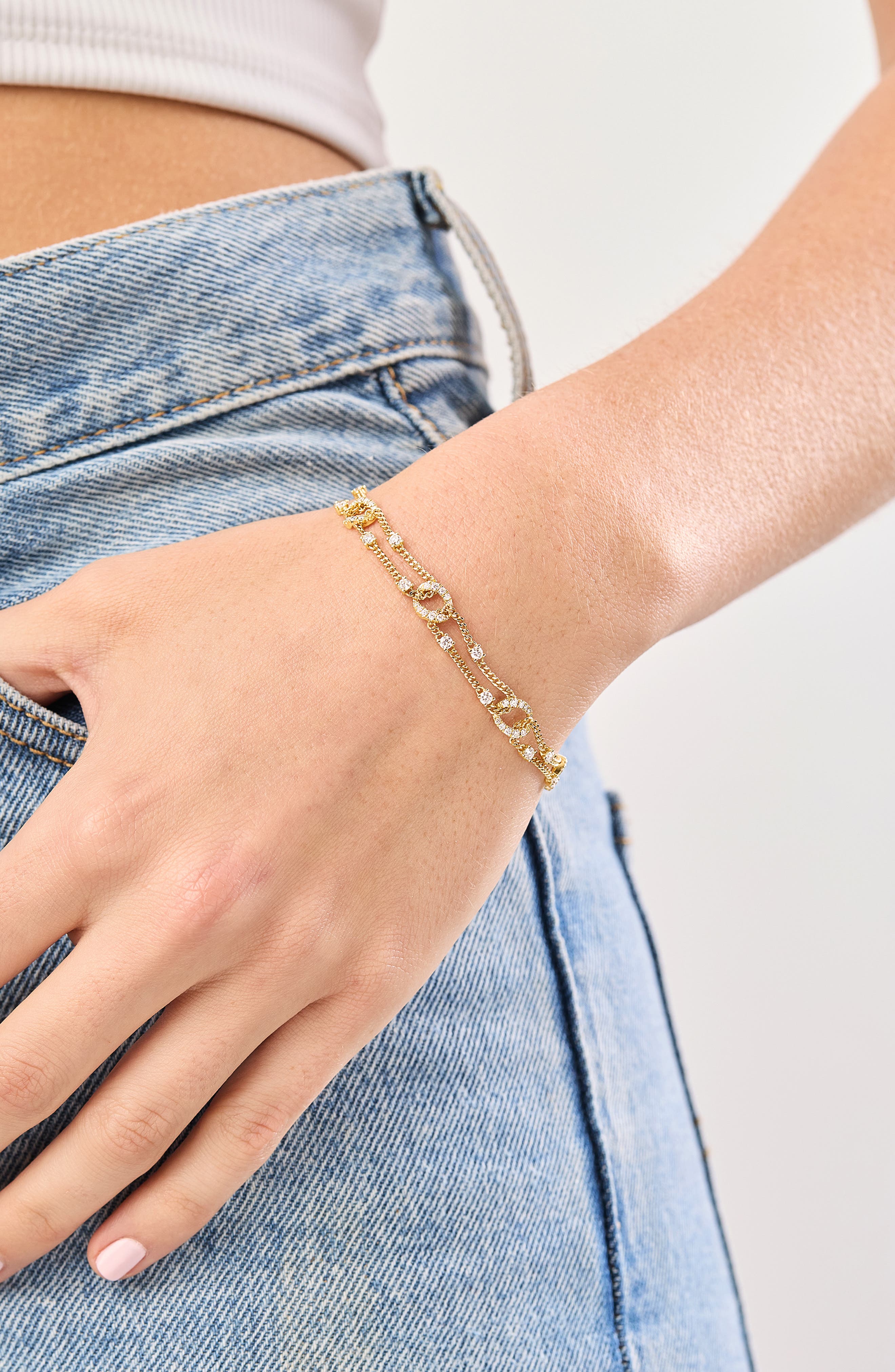 Bony Levy 18K Gold Varda Diamond Line Bracelet (Women) | Nordstrom