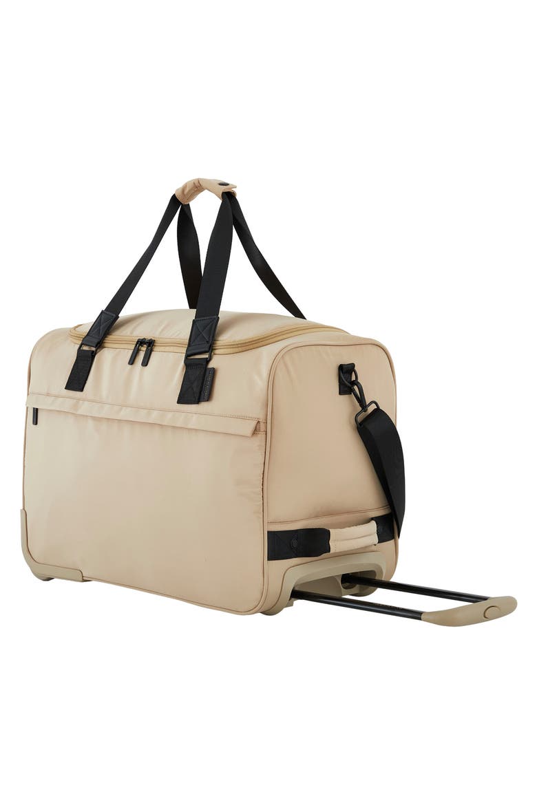 Eindhoven Rolling Weekender Bag, Alternate, color, TRAVERTINE