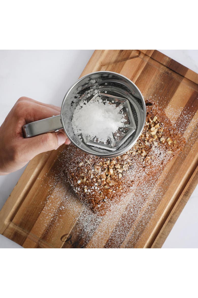 Helmsdale Stainless Steel Flour Sifter, Alternate, color, Silver