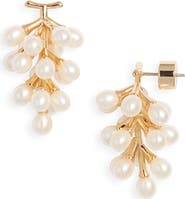 Kenneth Jay Lane Freshwater Pearl Cluster Earrings