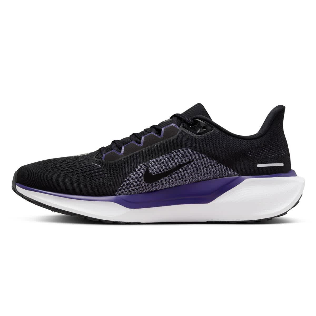 Nike Unisex Nike Black Baltimore Ravens Zoom Pegasus 41 Running Shoes, Alternate, color, 