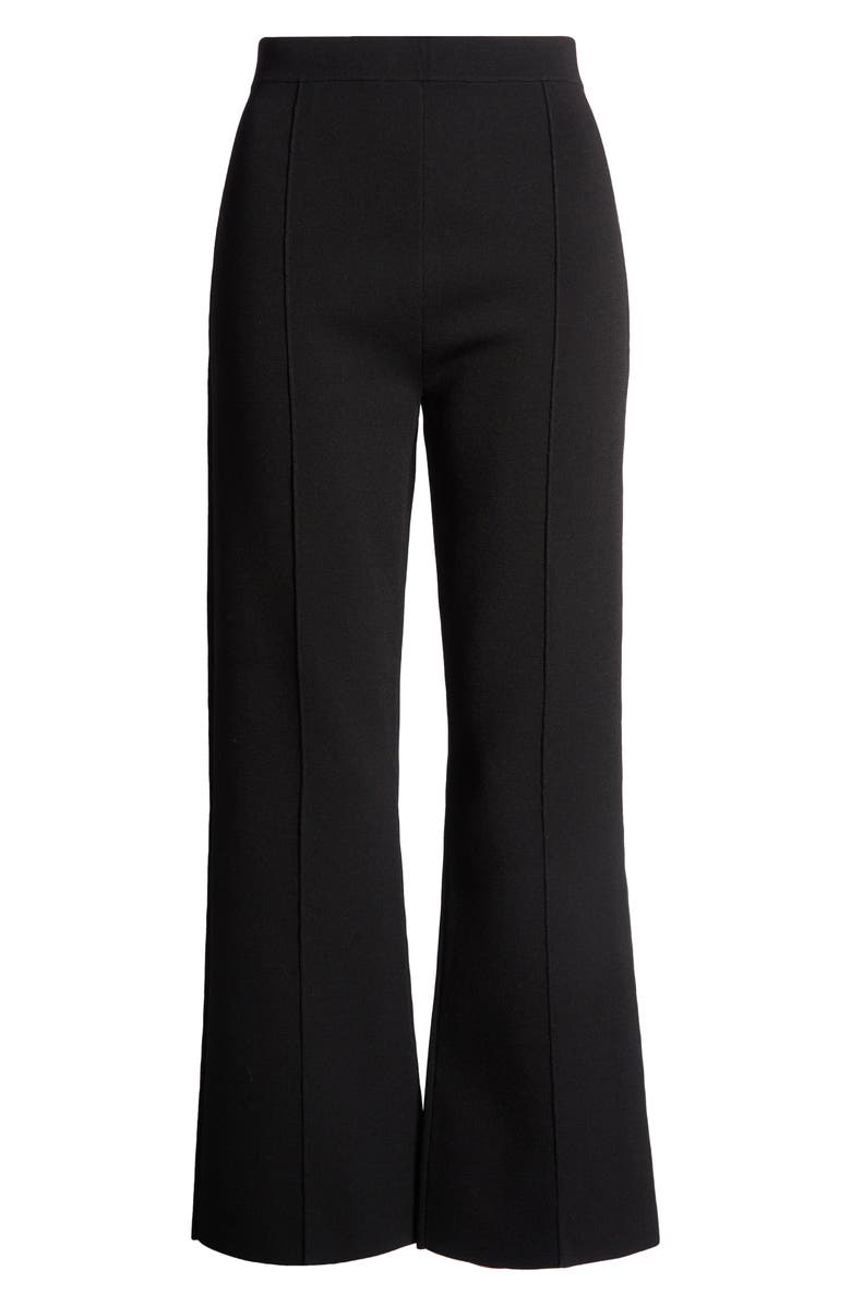 Theory Ankle Cut Flare Pants, Main, color, Black