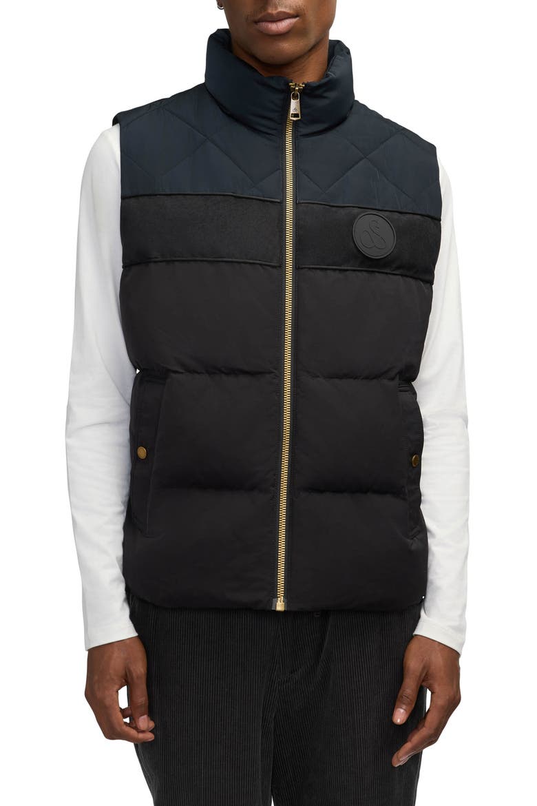 Ovela Puffer Vest, Main, color, BLACK