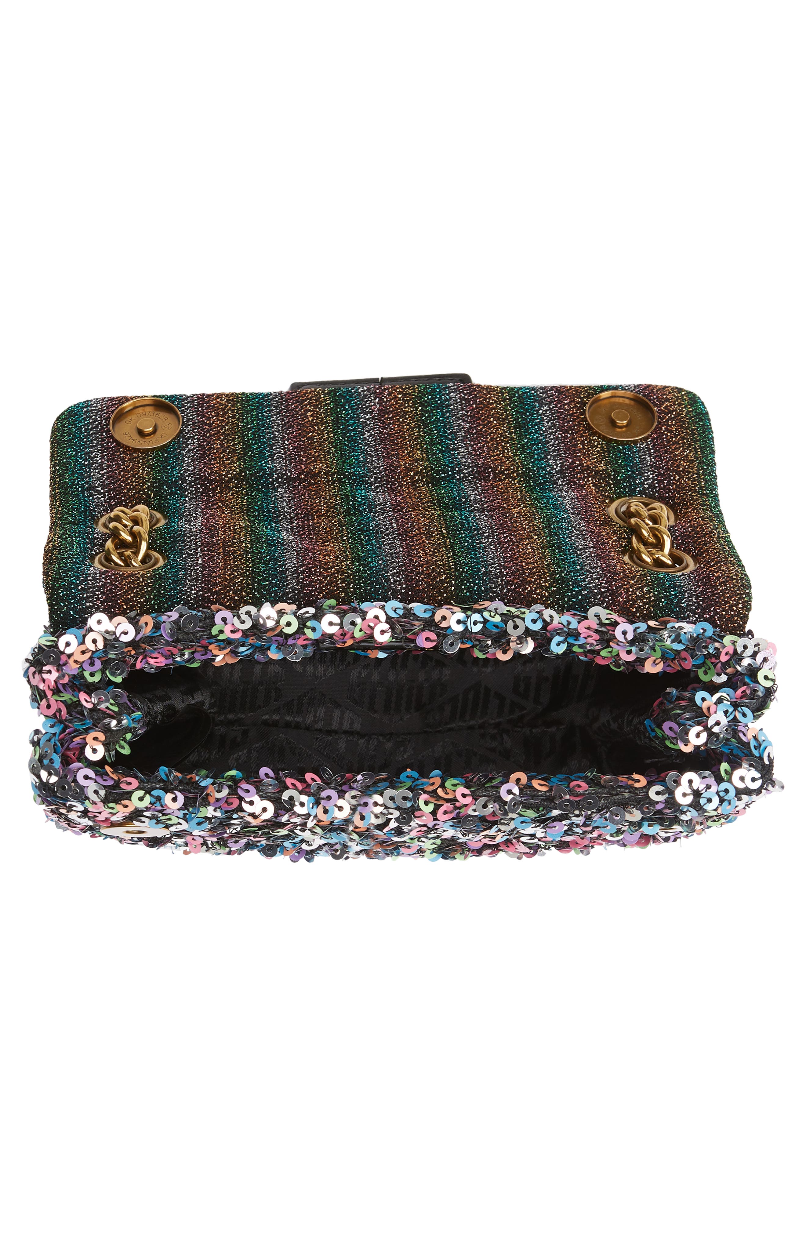 Kurt Geiger London Mini Kensington Sequin Crossbody Bag, Alternate, color, 