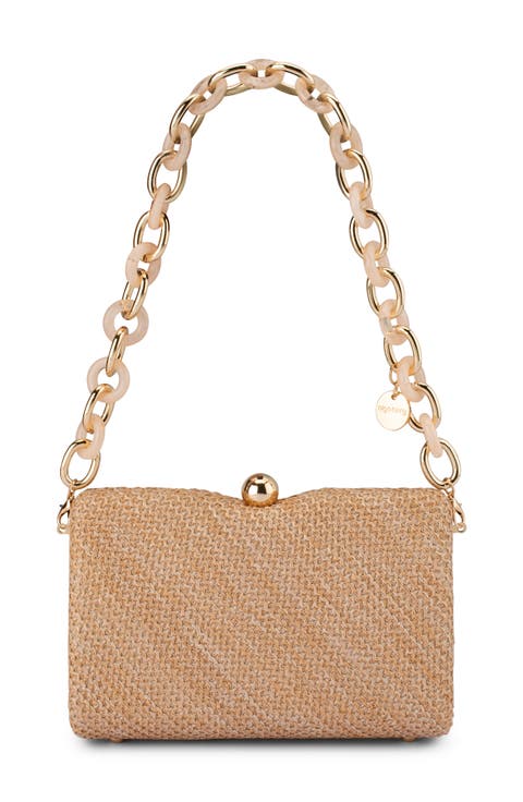 Birdie Woven Clutch