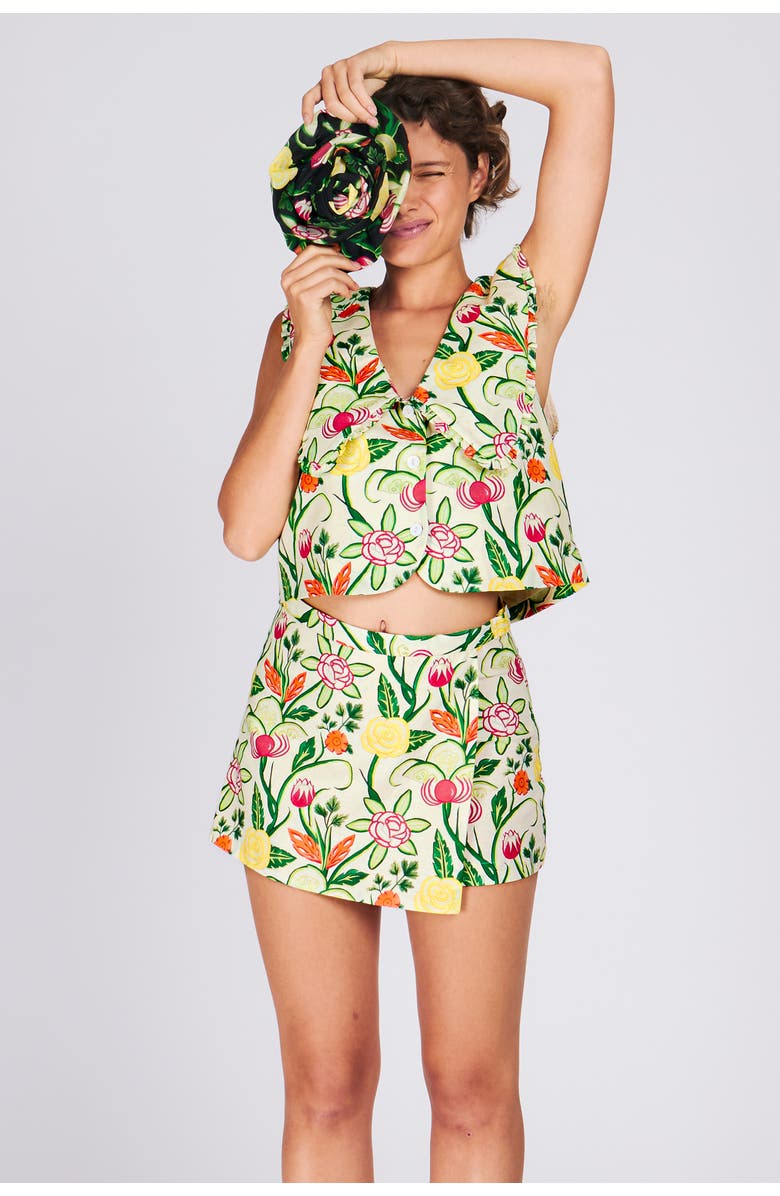 RACHEL ANTONOFF Georgia Top, Alternate, color, Crudite