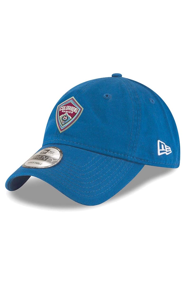 New Era Men's New Era Blue Colorado Rapids Team Logo 9TWENTY Adjustable Hat, Main, color,