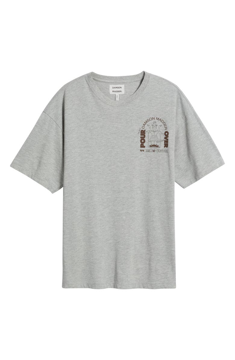 Damson Madder Pour Over Coffee Graphic T-Shirt, Alternate, color, Grey