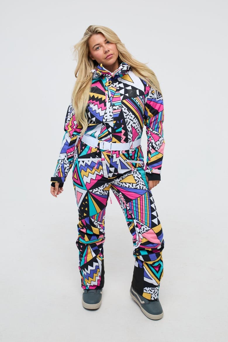 Blades of Glory Curved Women's Ski Suit, Main, color, multi-colour