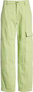 Reformation Bailey High Waist Organic Cotton Utility Pants