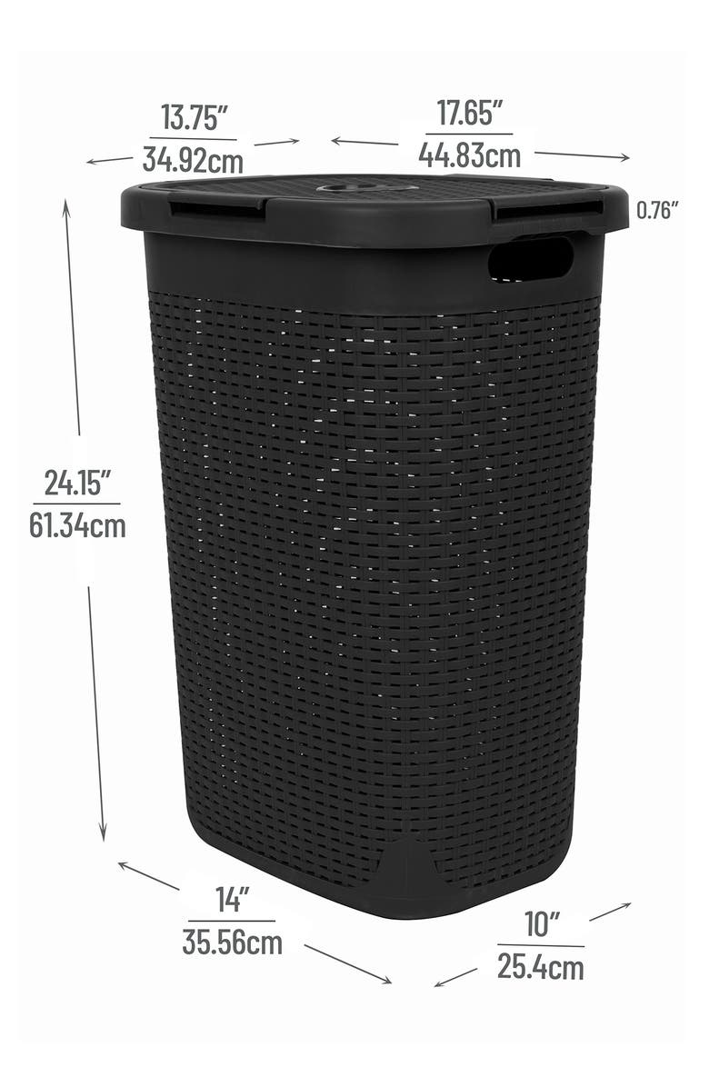 MIND READER Laundry Hamper, Alternate, color, 