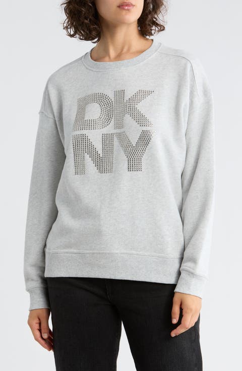 Rhinestone Logo Sweatshirt