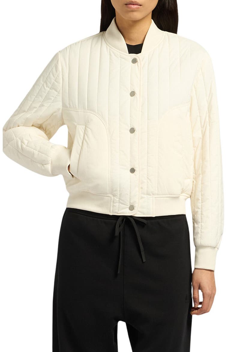 Fairhaven Quilted Ripstop Bomber Jacket, Main, color, PLASTER