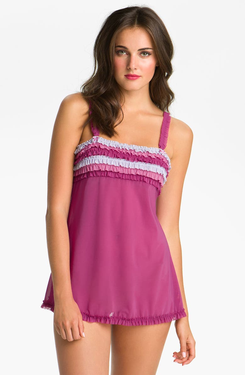 Honeydew Intimates 'Tutu' Mesh Babydoll Nightie, Main, color, 