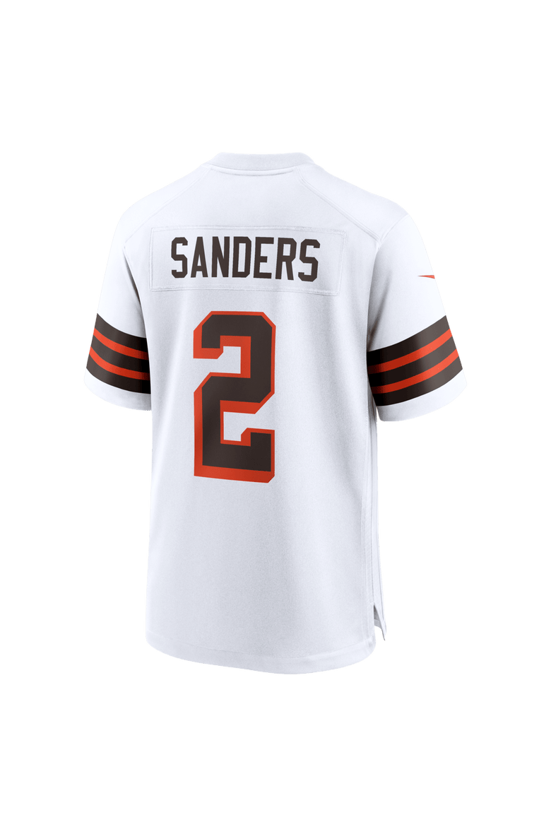 Men's Nike Shedeur Sanders  White Cleveland Browns Alternate Game Jersey, Alternate, color, White