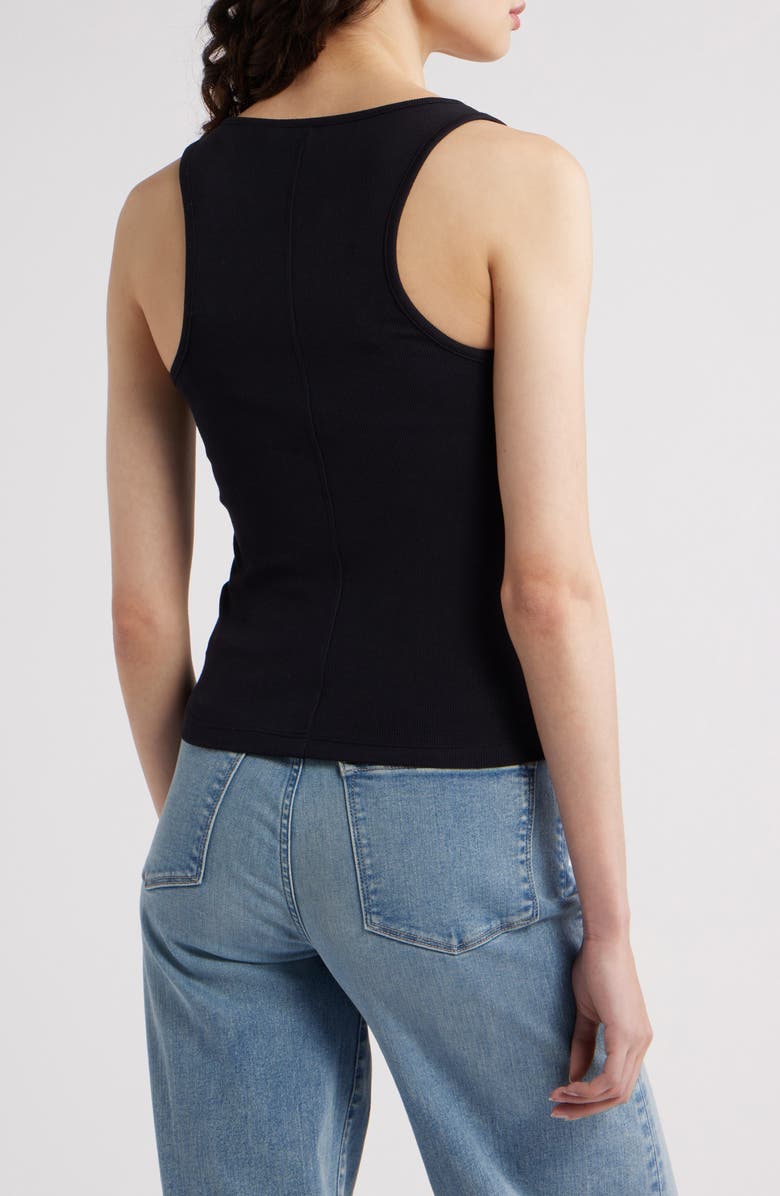 FRAME The Rib Scoop Neck Tank, Alternate, color, 