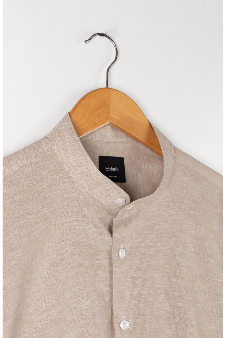 Cotton Linen Shirt, Alternate, color, Tan