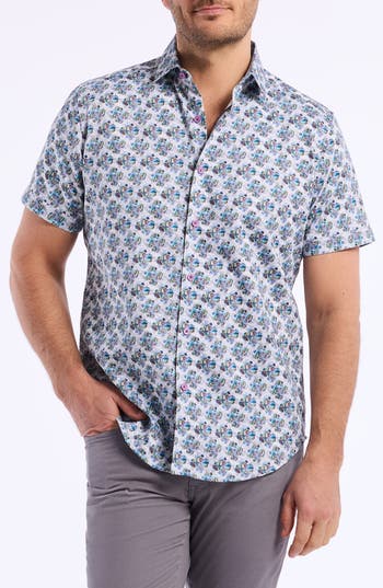 Robert Graham Lowndes Short Sleeve Button Down Shirt