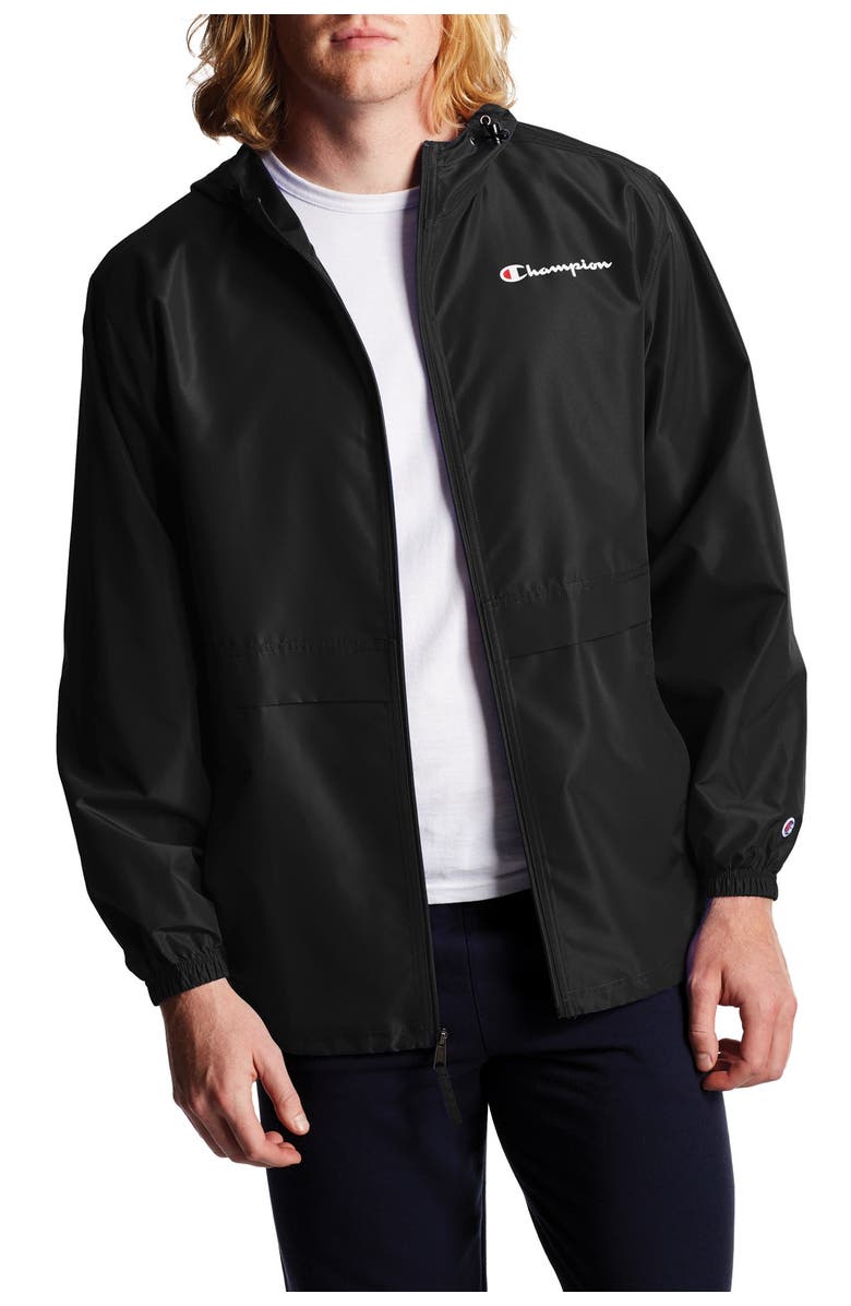 Champion Water Resistant Full Zip Jacket, Main, color,
