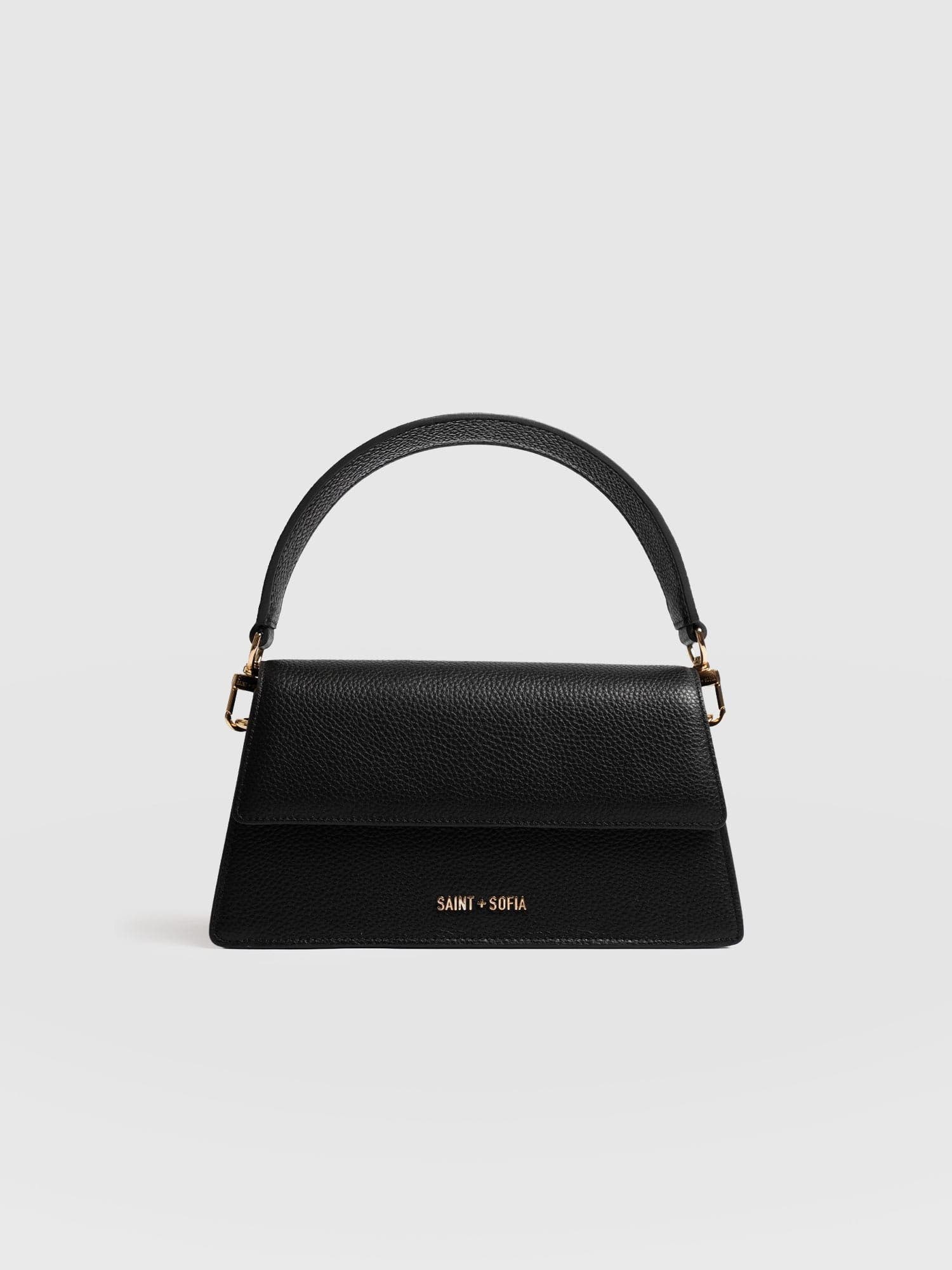 Lennox Half Flap Bag, Main, color, Black