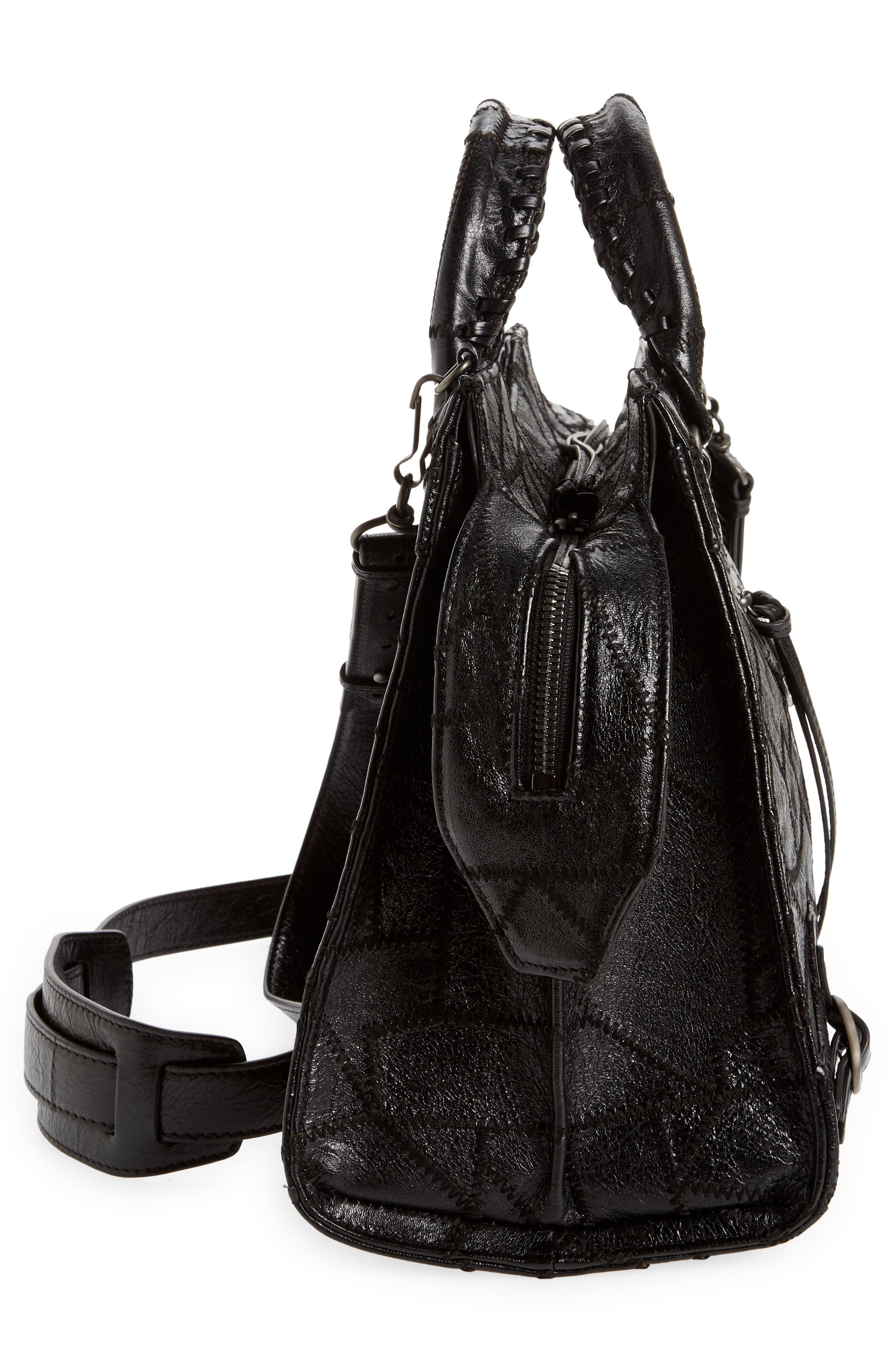 Balenciaga Patchwork Neo Classic City Leather Top Handle Bag, Alternate, color, 