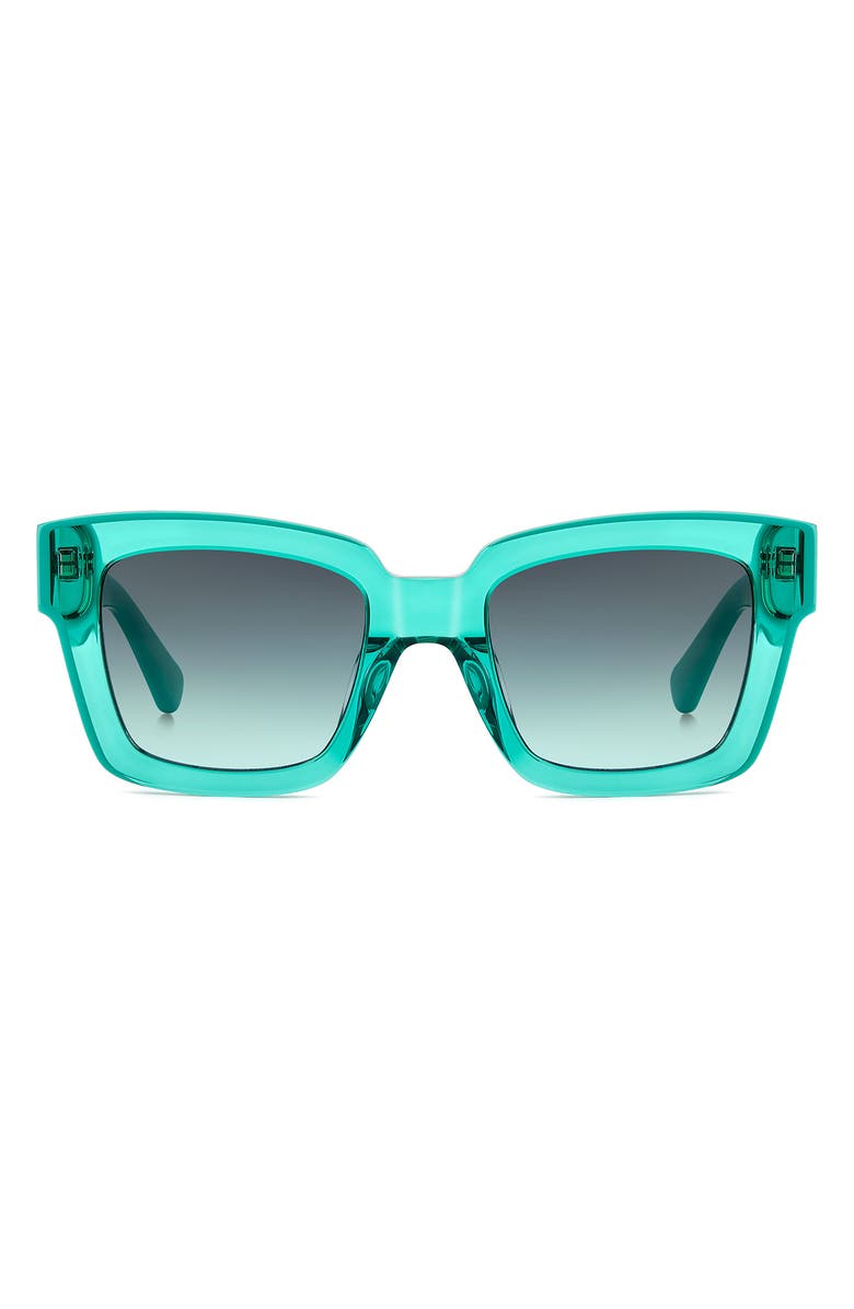 Kate Spade New York brynne 51mm square sunglasses, Main, color, Green