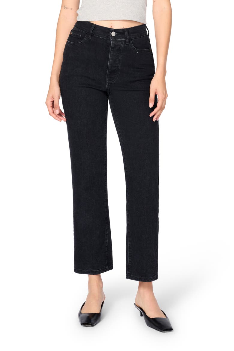 ASE High Waist Straight Leg Jeans, Main, color, VENTURA