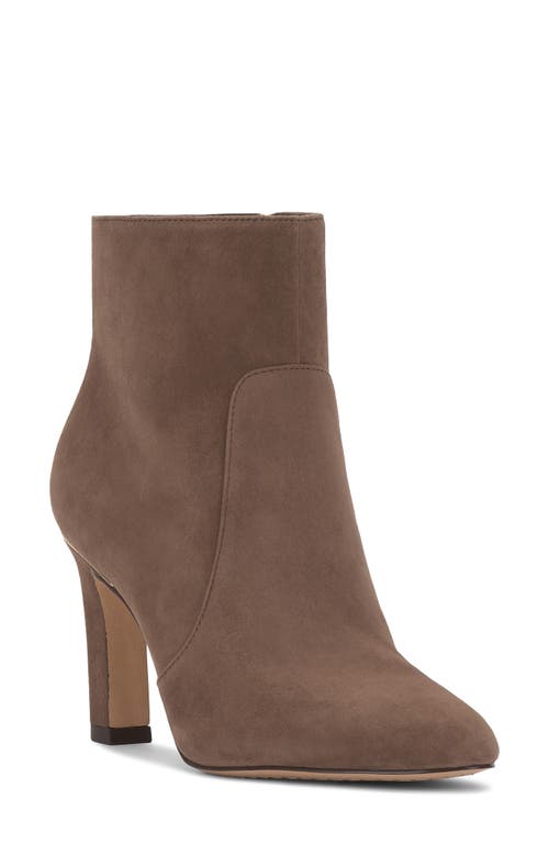 Vince Camuto Greer Almond Toe Bootie In Brown