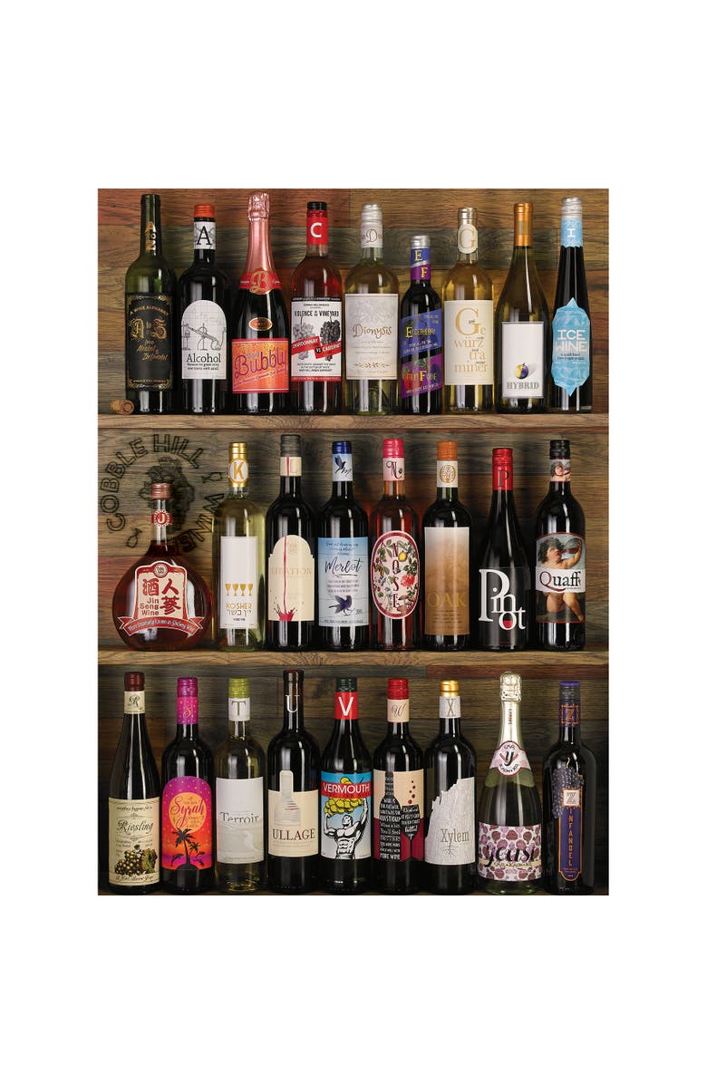 Cobble Hill Wine Alphabet 1000 Piece Puzzle, Alternate, color, Multicolored