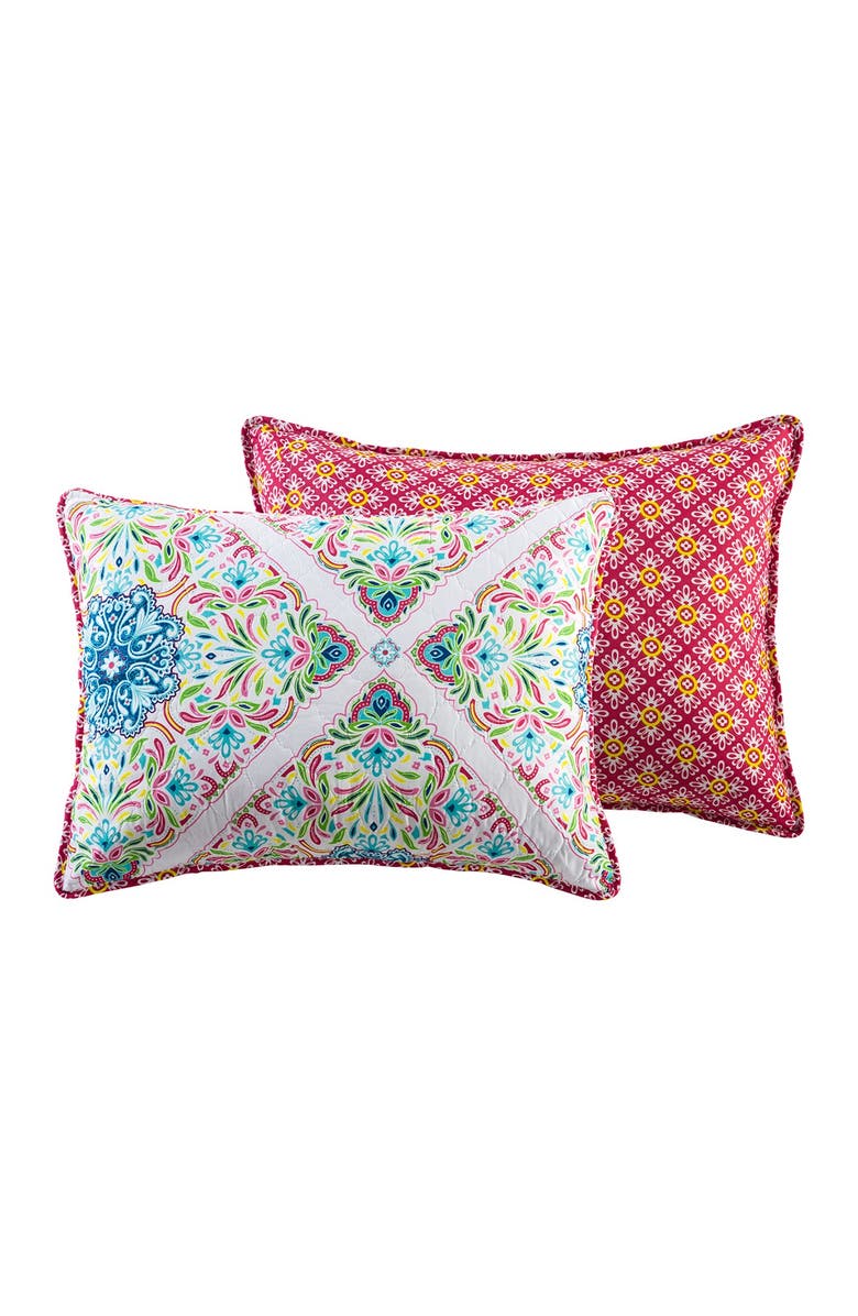 VCNY HOME Windsor Reversible Medallion Quilt Set - Queen, Alternate, color, Multi