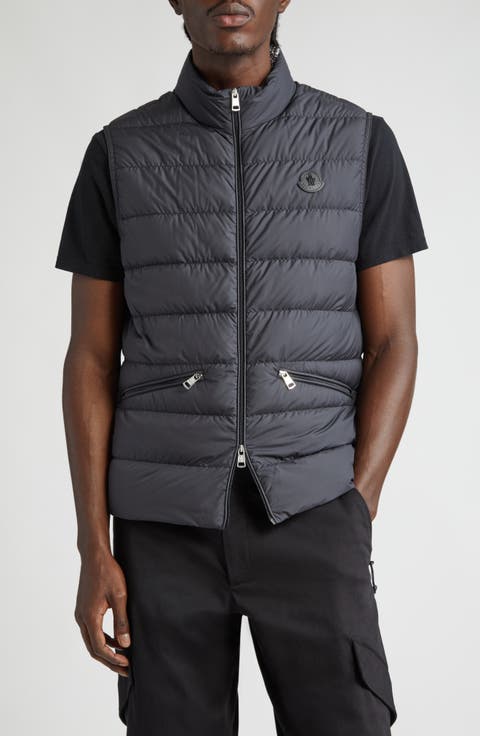 MONCLER｜VESTS (1A00053 596T2 030) MONCLER Shoko Gilet Down Padded Vest in Ecru Color Women Sz