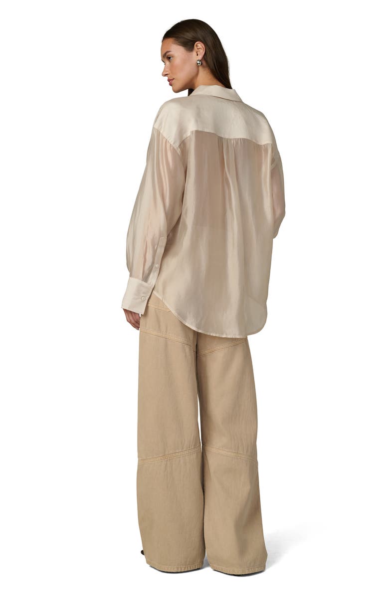 Joe's Jeans The Organza Boyfriend Shirt, Alternate, color, Prosecco