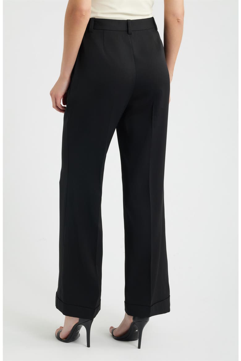 The Adrianna Flare Pants, Alternate, color, NOIR