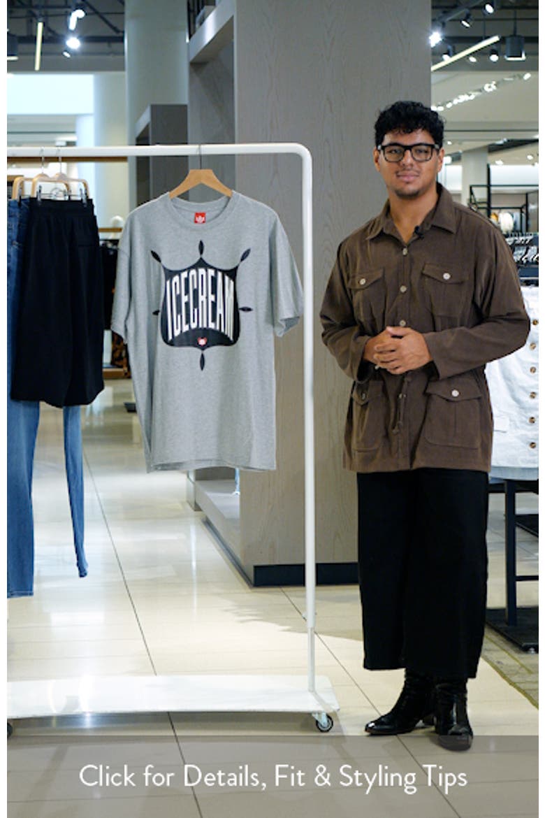 Emblem Cotton Graphic T-Shirt video