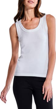 NIC+ZOE Perfect Knit Rib Scoop Neck Tank