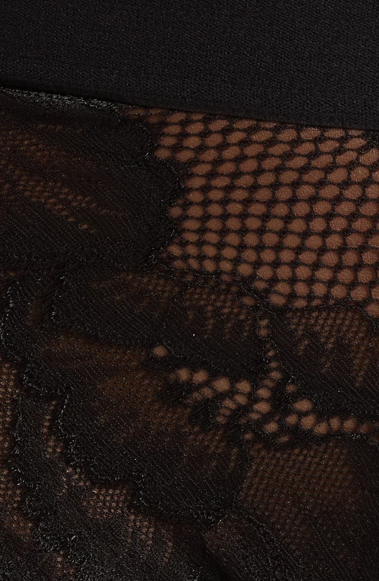 KILO BRAVA High Waist Lace Briefs, Alternate, color, Black