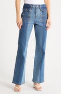 Avec Les Filles High Rise Flare Leg Jeans