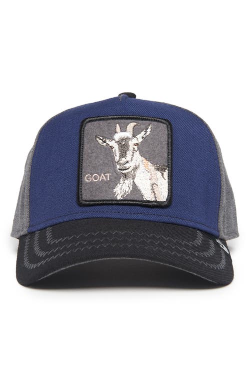 Goorin Bros . Goat Field Patch Wool Snapback Hat In Blue