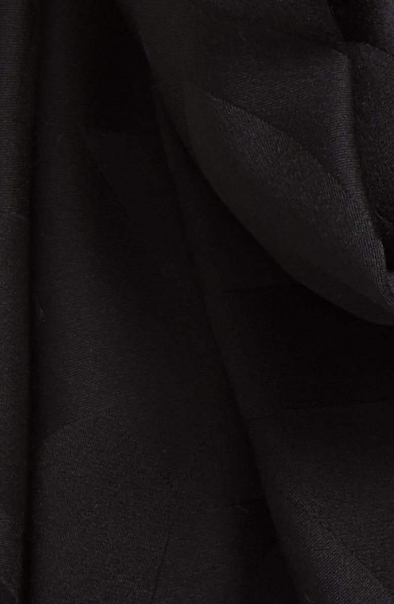 Saint Laurent YSL Jacquard Wool Scarf, Alternate, color, 