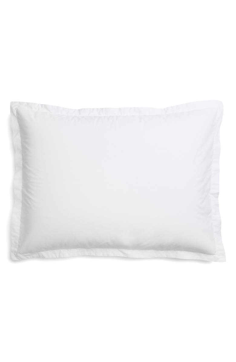 Parachute Set of 2 Brushed Cotton Shams, Alternate, color, White