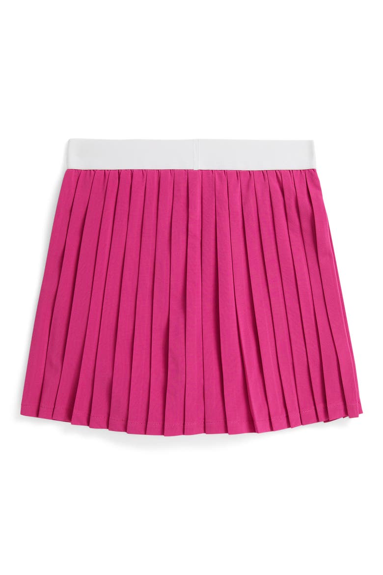 Kids' Polo Team Pleated Skirt, Alternate, color, COLLEGE PINK